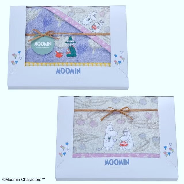 ムーミン タオルギフトセット MOOMIN ブルームパーティー MM-9845 ハンドタオル1枚/フェイスタオル1枚/バスタオル1枚