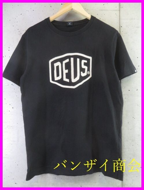 【送料300円可】55s124◆良品です◆USA製◆DEUS デウス エクスマキナ 半袖Tシャツ M/スウェットトレーナー/パーカー/キャップ帽子/ニット
