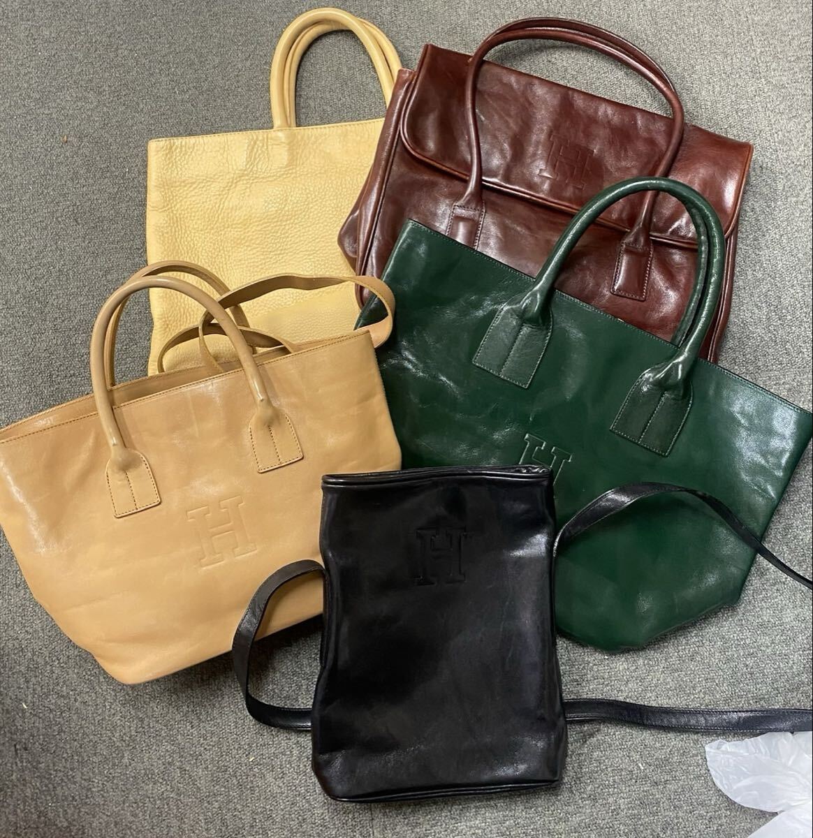 HIROFU ヒロフ ショルダーバッグ トートバッグ ハンドバッグ レザー まとめセット ss022703