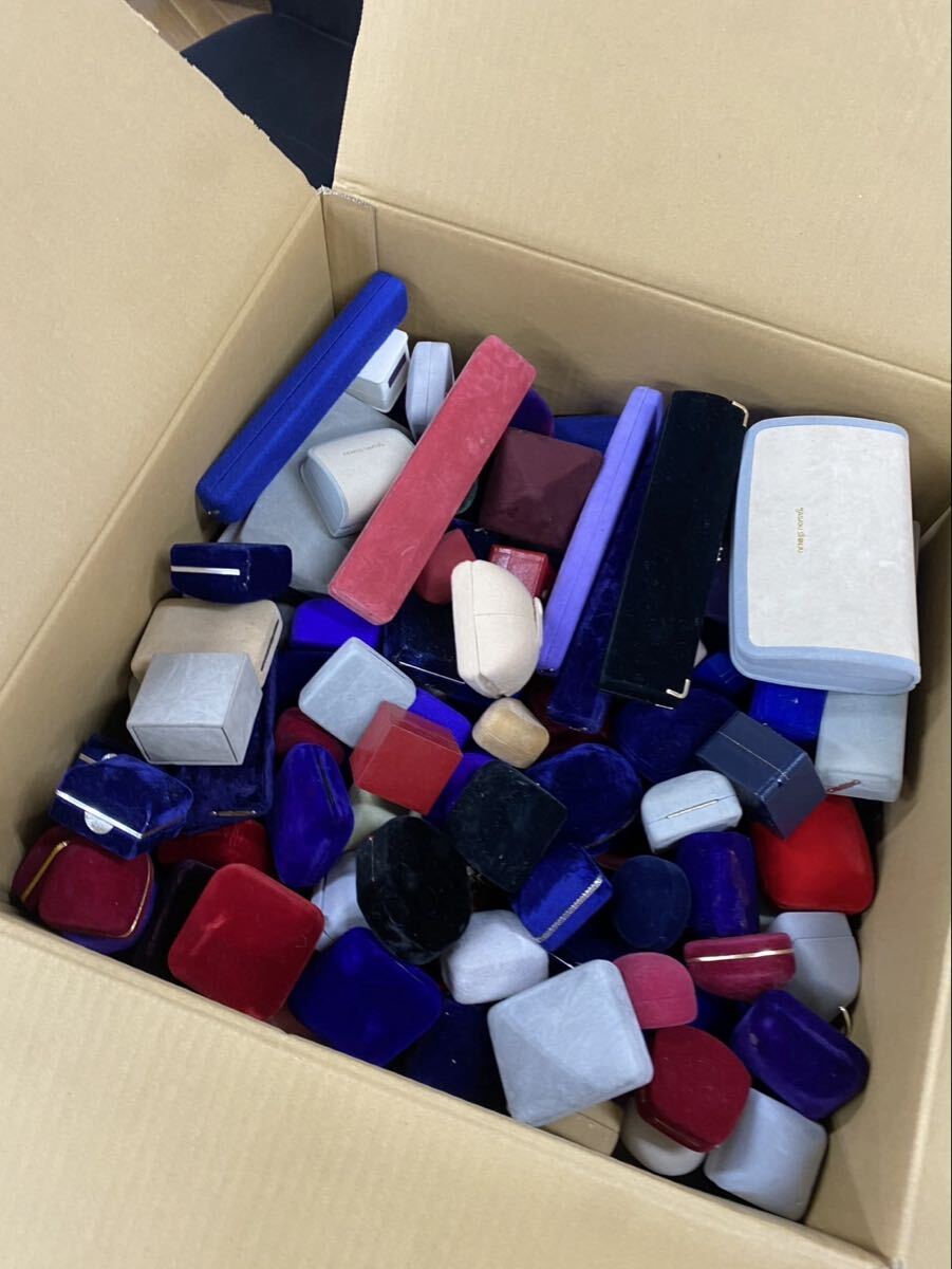 ジュエリーケース 宝石箱 アクセサリーケース 箱 ケース 収納箱 空き箱 空箱 大量 まとめ 指輪 ネックレス 他 1