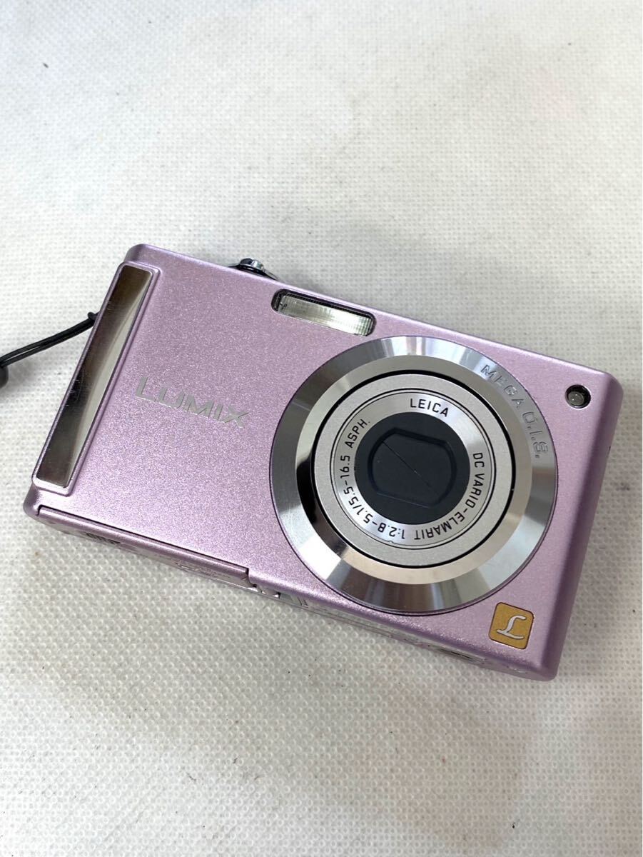 美品 パナソニック Panasonic デジタルカメラ LUMIX ルミックス DMC-FS3 ピンク デジカメ コンパクトカメラ ot031903