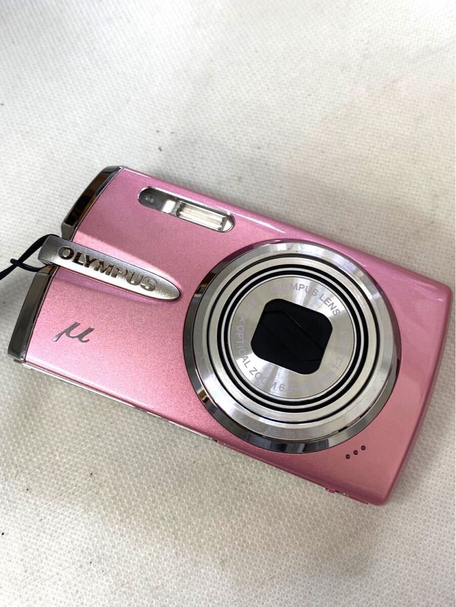 美品 OLYMPUS μ1020 オリンパス ミュー コンパクトカメラ デジカメ デジタルカメラ ピンク ot031207