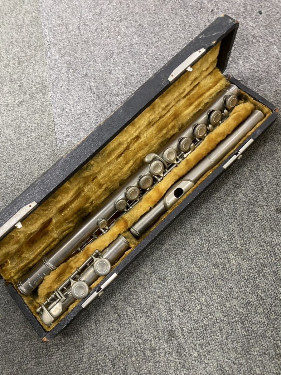 MURAMATSU 村松 ムラマツ フルート 木管楽器 吹奏楽器 ケース付き yh070912