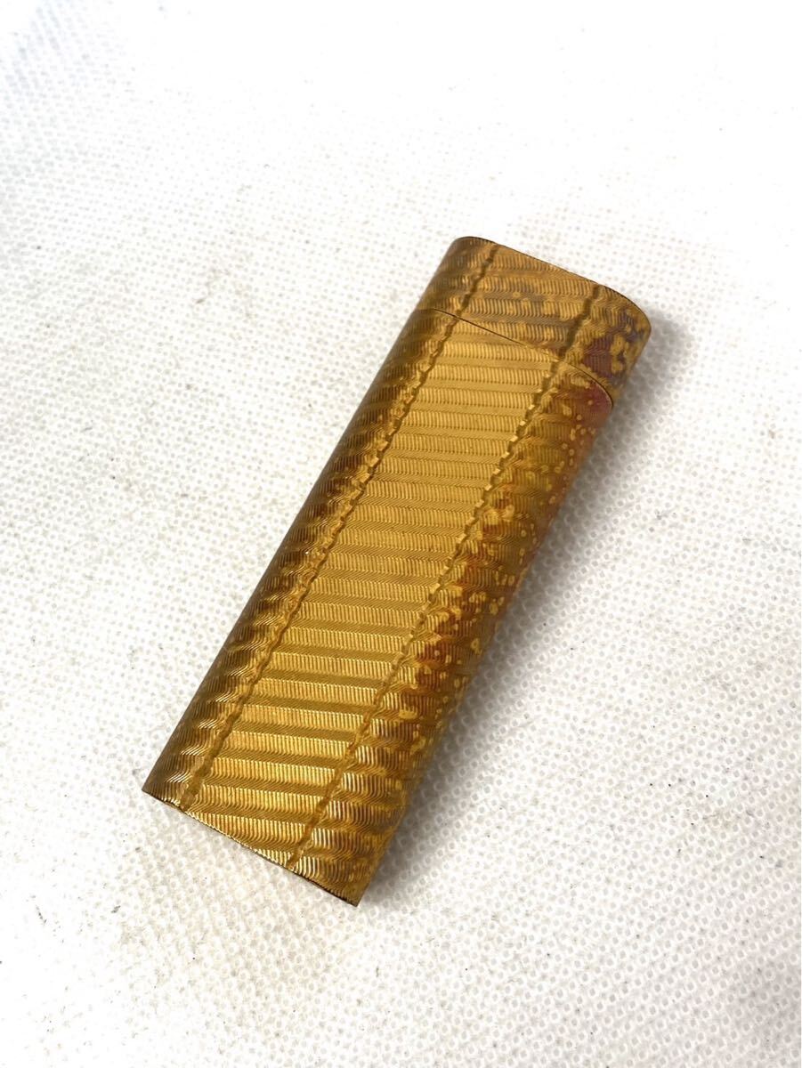 Cartier カルティエ ローラー ガスライター ゴールド 喫煙具 喫煙グッズ 火花確認済み yn032501