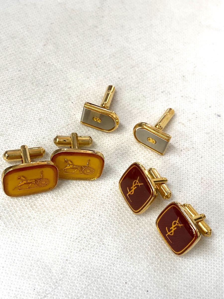イヴサンローラン YVES SAINT LAURENT CELINE セリーヌ ほか カフス カフスボタン まとめセット st031301