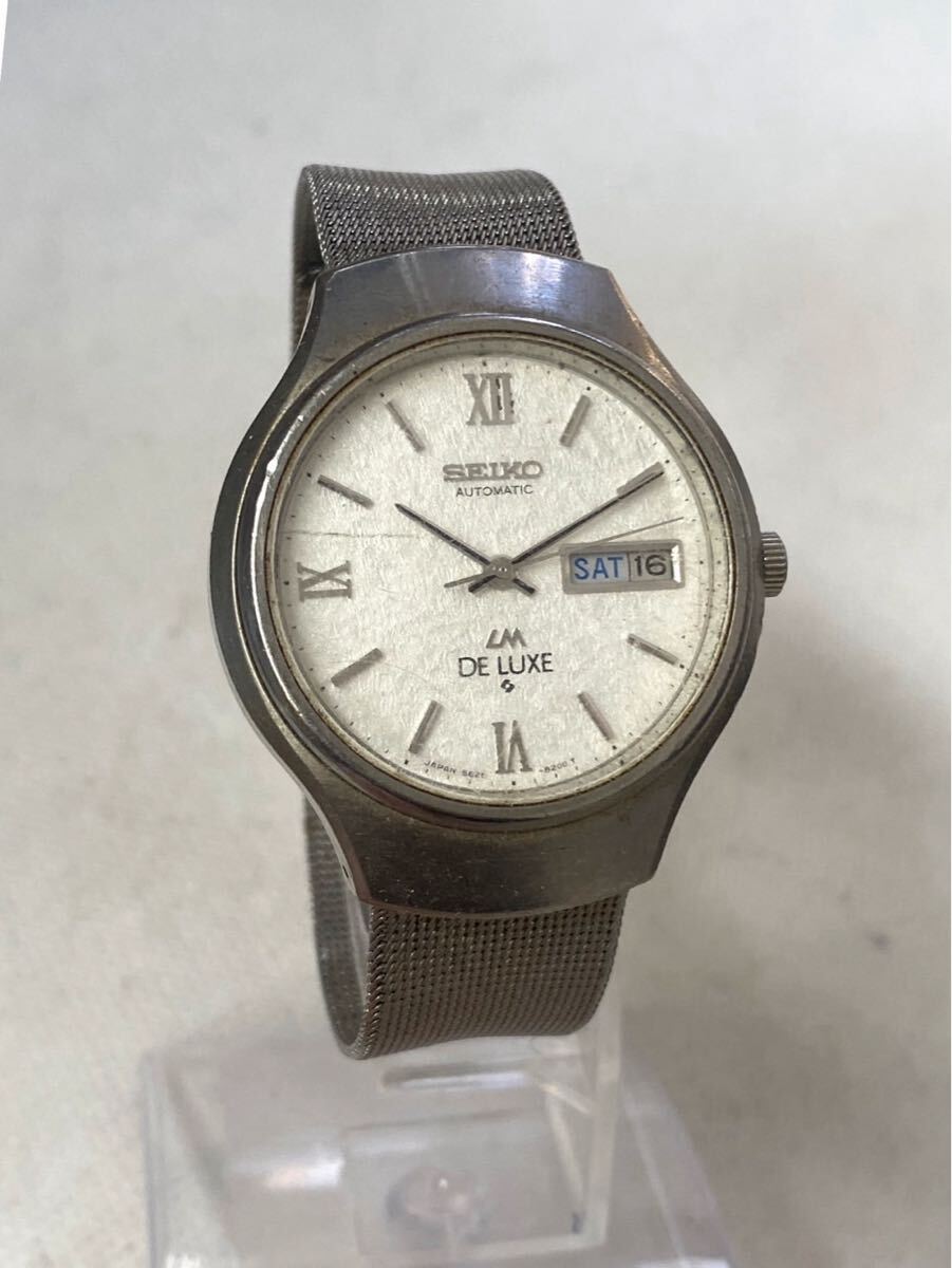 SEIKO LORD MATIC DELUXE 5626-8150 セイコー ロードマチック 腕時計 自動巻き 白文字盤 デイデイト yn032703