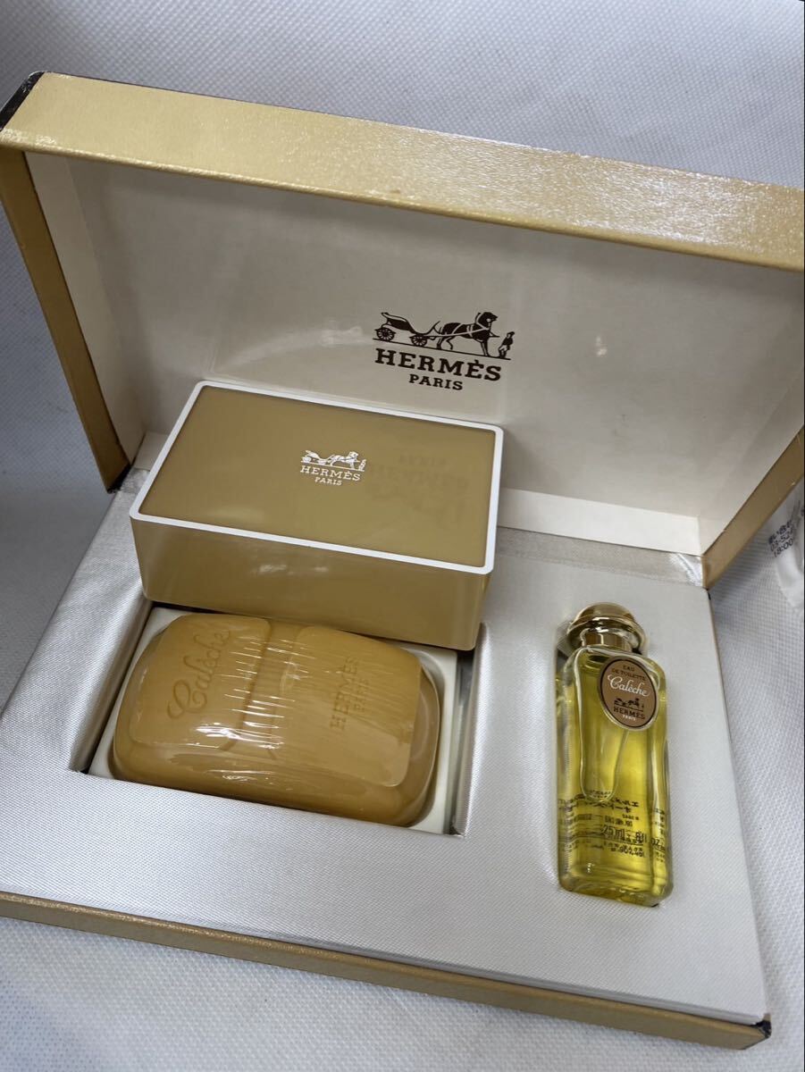 未使用 HERMES エルメス 香水 CALECHE カレーシュ オーデトワレ 石 セット 032508