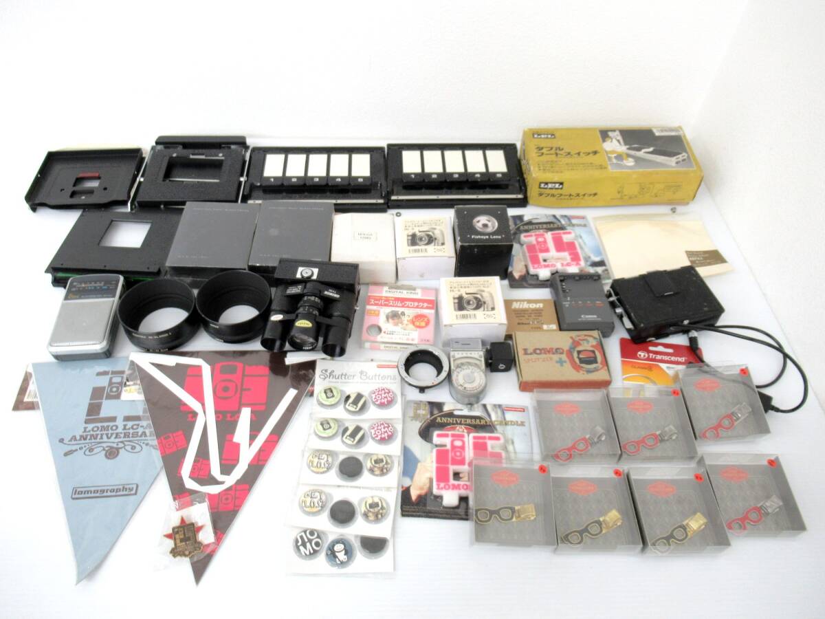 【CANON/CONTAX/FUJIFILM/OLYMPUS他】寅②448//カメラアクセサリー等大量まとめ/ジャンク、未使用品混合