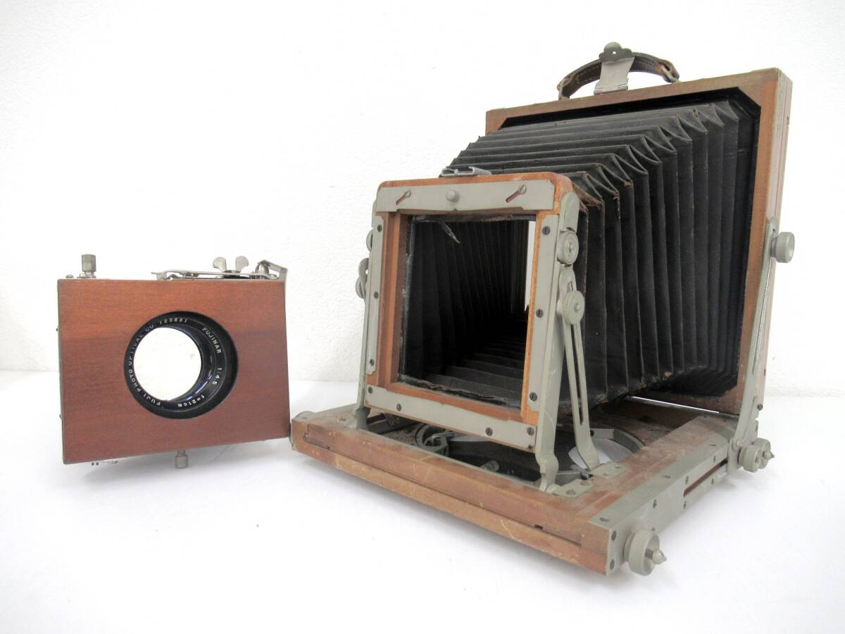 【FUJI/フジKING】卯⑥10//キャビネ/組み立て式木製暗箱/FUJINAR 1:4.5 f=21cm