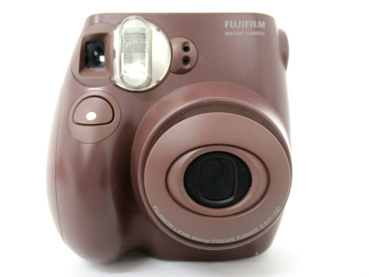 【FUJIFILM/富士フイルム】寅①368//チェキ/instax mini7s/ブラウン