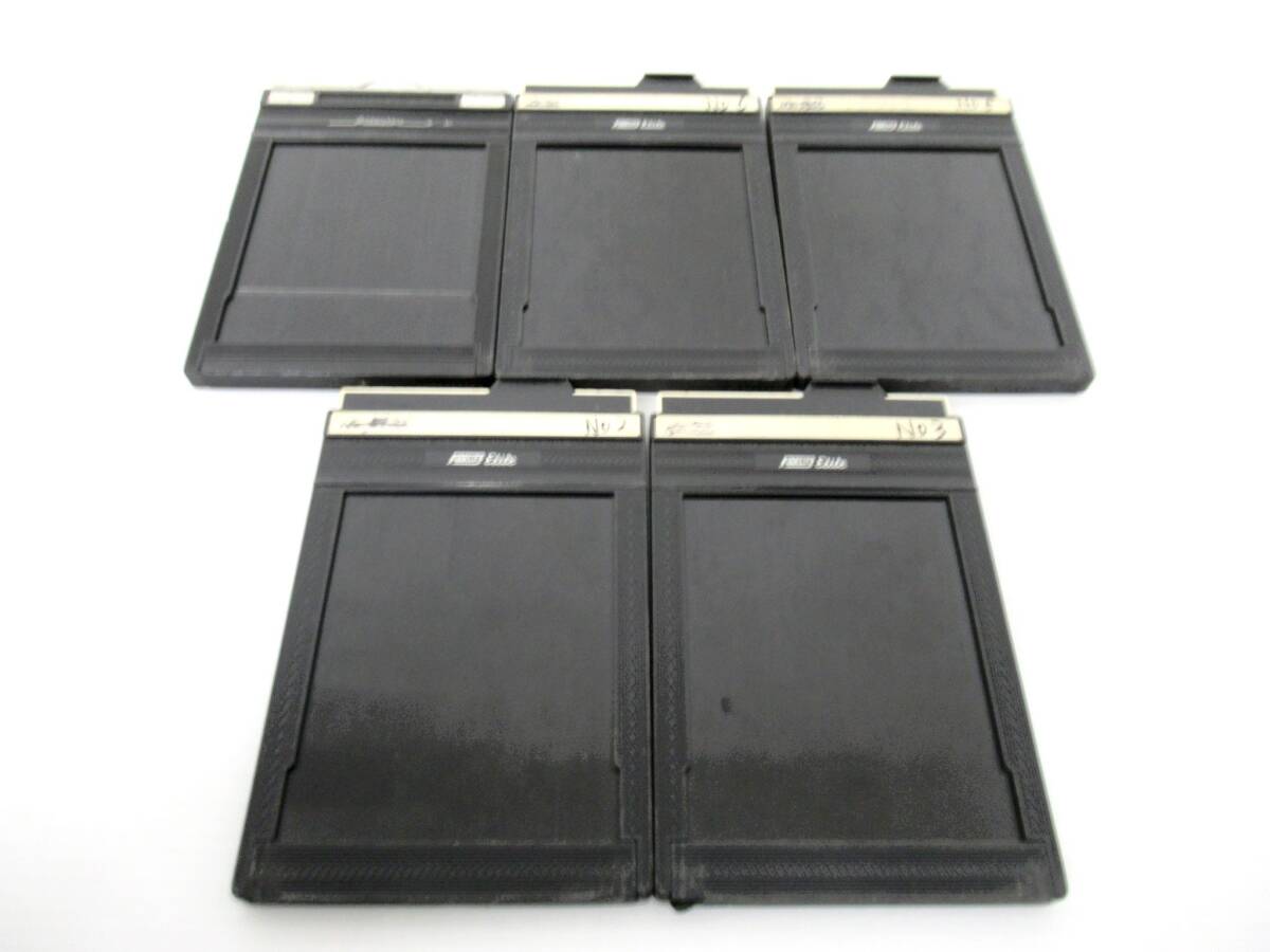 【FIDELITY/フィデリティ他】寅②444//4×5カットフィルムホルダー5枚/Elite 4枚/他1枚