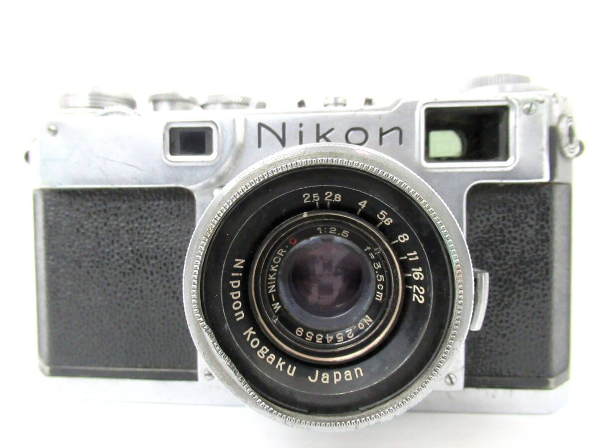 【Nikon/ニコン】寅②372//S2/W-NIKKOR C 1:2.5 f=3.5cm