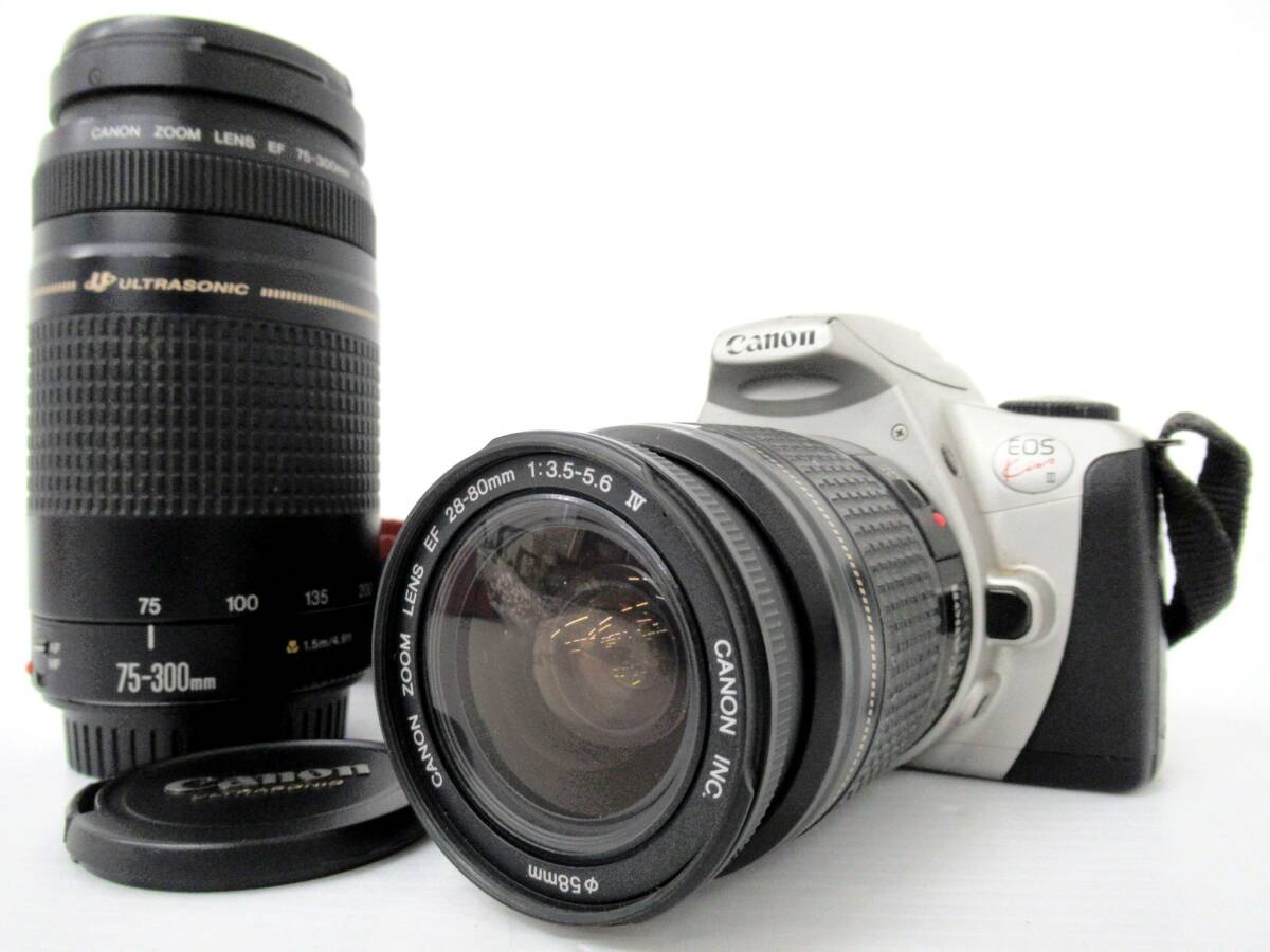 【Canon/キヤノン】卯⑤3//CANON EOS KissⅢ EF 28-80mm 1:3.5-5.6Ⅳ/75-300mm 1:4-5.6Ⅱ