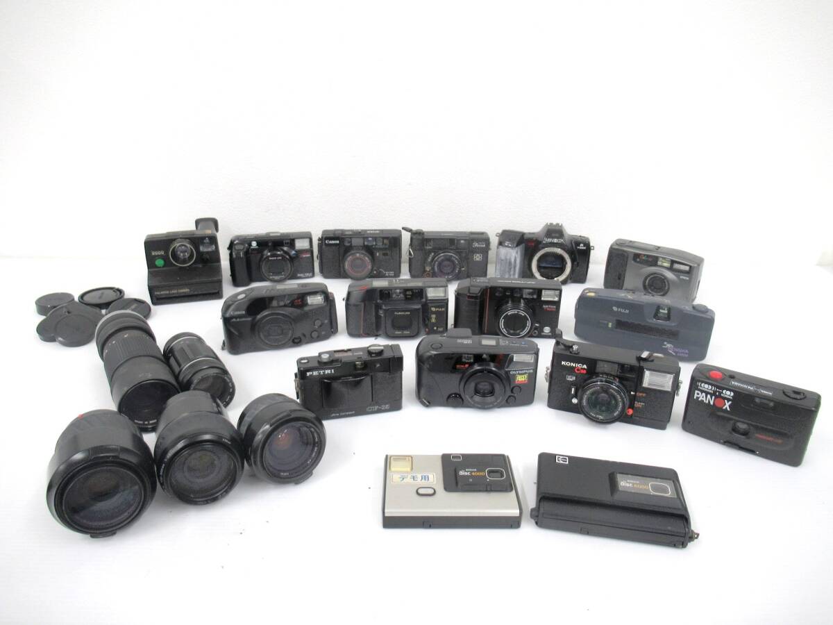 【CANON/FUJI/MINOLTA/OLYMPUS】卯⑥37//カメラ多数まとめ/コンパクト多数