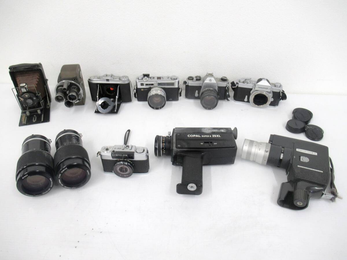 【ASAHI PENTAX/CANON/Nikon/OLYMPUS/YASHICA】卯⑥41//シルバーボディカメラまとめ