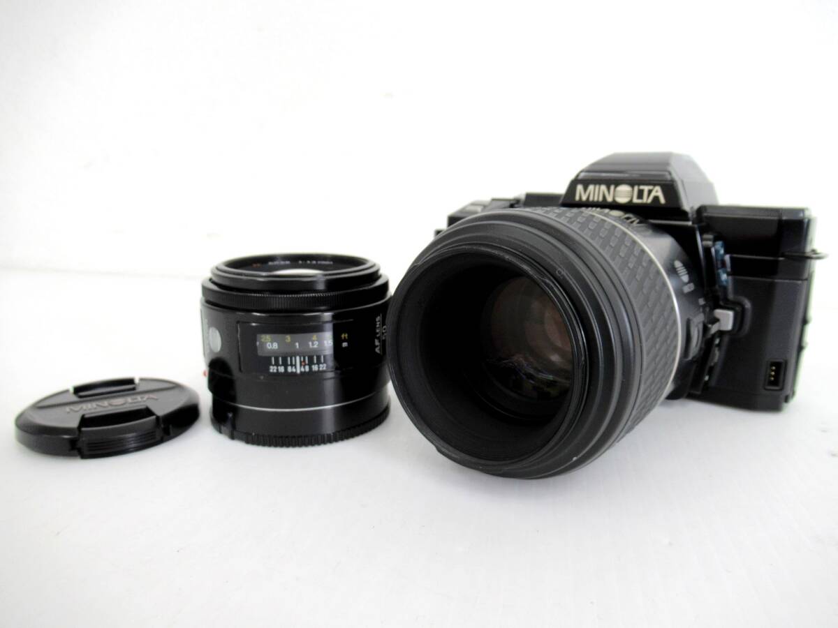 【MINOLTA/ミノルタ】卯⑤4//MINOLTA 7000 AF MACRO 100mm 1:2.8D/AF50mm 1:1.4