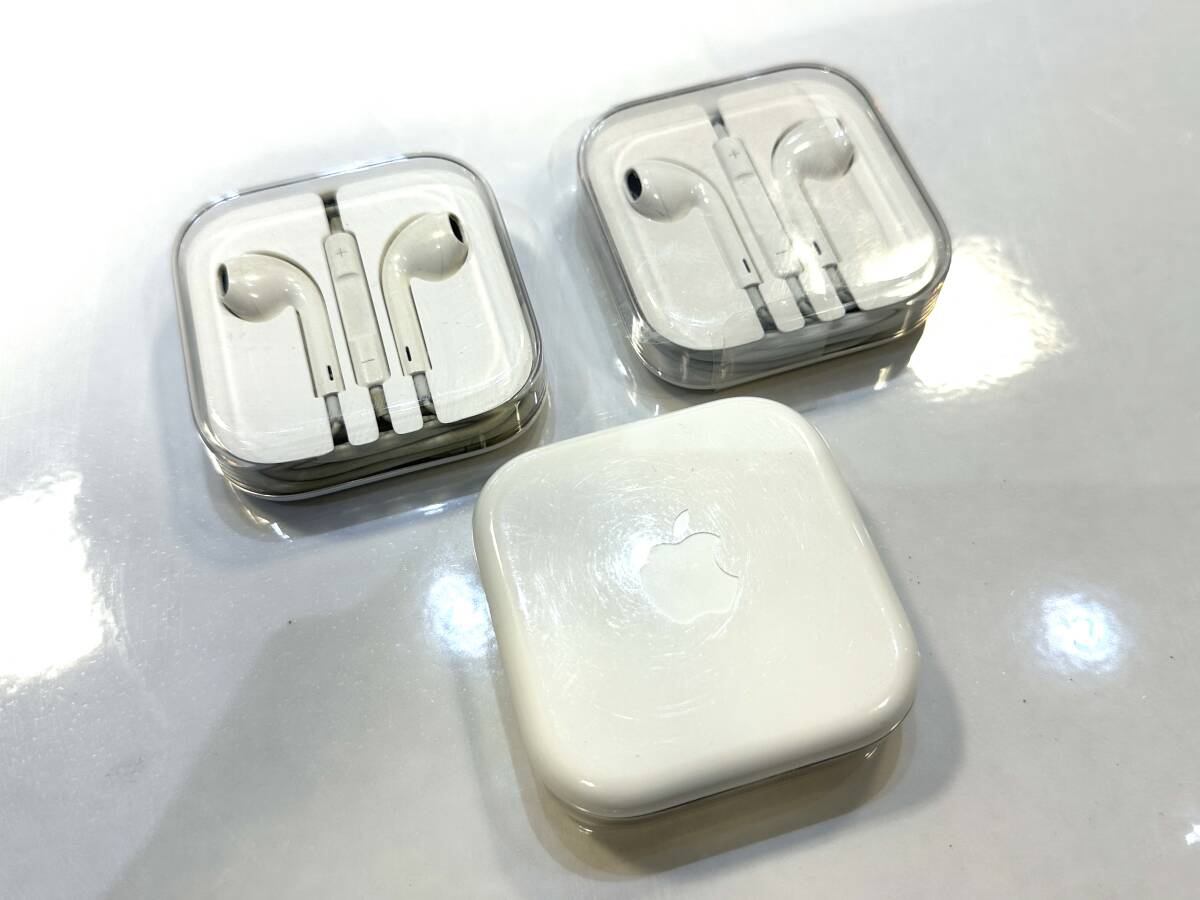 #4430 Apple純正 有線 イヤホン イヤホンジャックタイプ 3点 おまとめ ジャンク 現状品