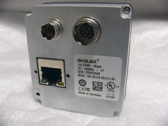 ★未使用に近い★ Basler ral2048-48gm GigE 2048画素ラインスキャンカメラ Cマウント