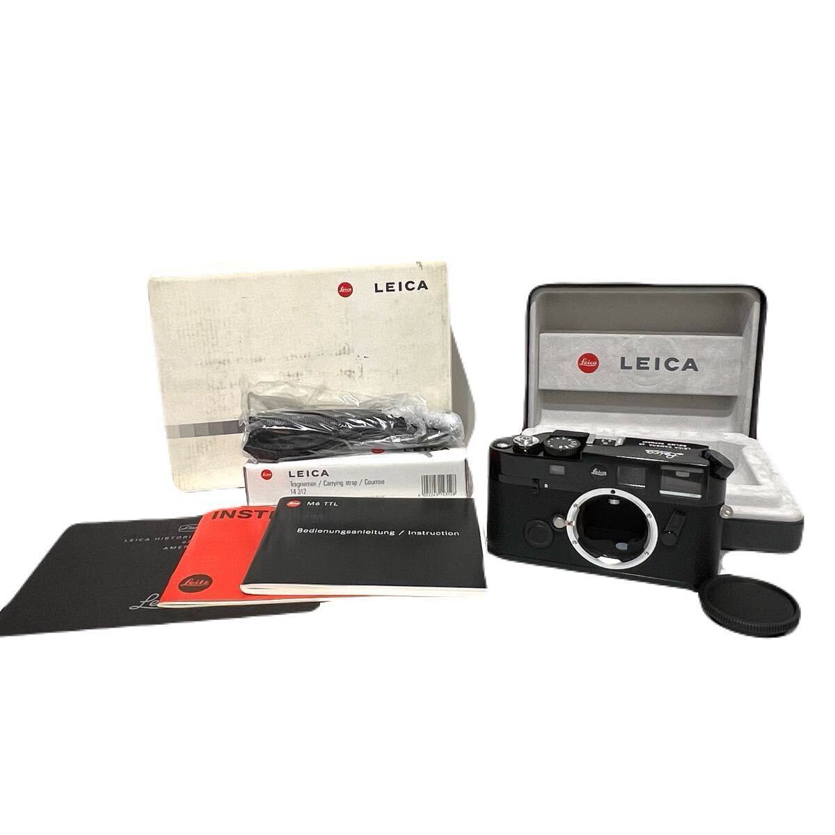 ★km-442 新品未使 LEICA ライカ M6 レンジファインダーカメラ フィルムカメラ TTL 0.85 LHSA ボディ ブラック 箱 ケース付き T690-32
