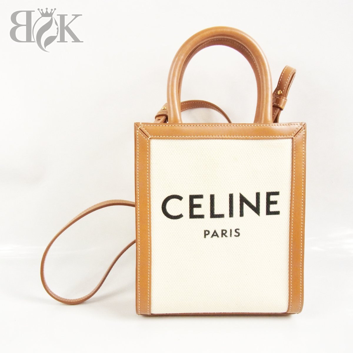 セリーヌ ミニ バーティカルカバ 193302 レディース ハンドバッグ ショルダーバッグ CELINE 中古 ♪