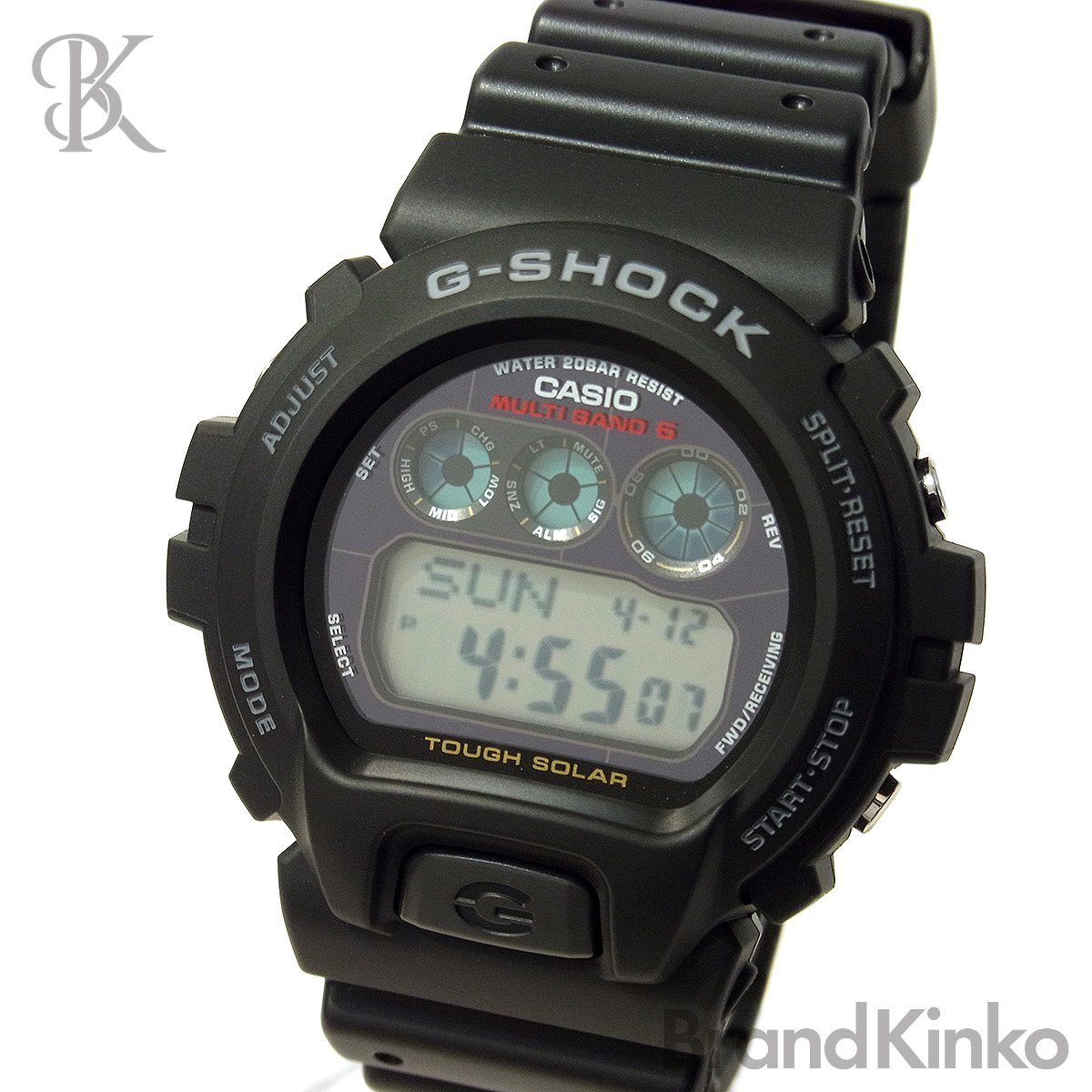 推定未使用品 カシオ G-SHOCK GW-6900U-1JF メンズ 腕時計 デジタル ソーラー 黒 ブラック 動作品 CASIO 〓