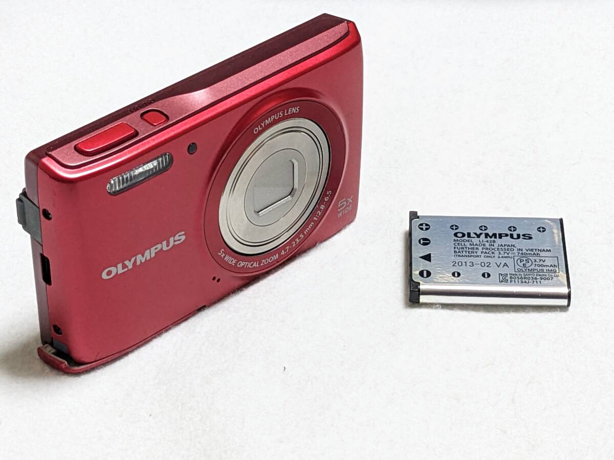 OLYMPUS stylus VG-180 オリンパス デジカメ コンデジ 簡易撮影チェック済み 現状品