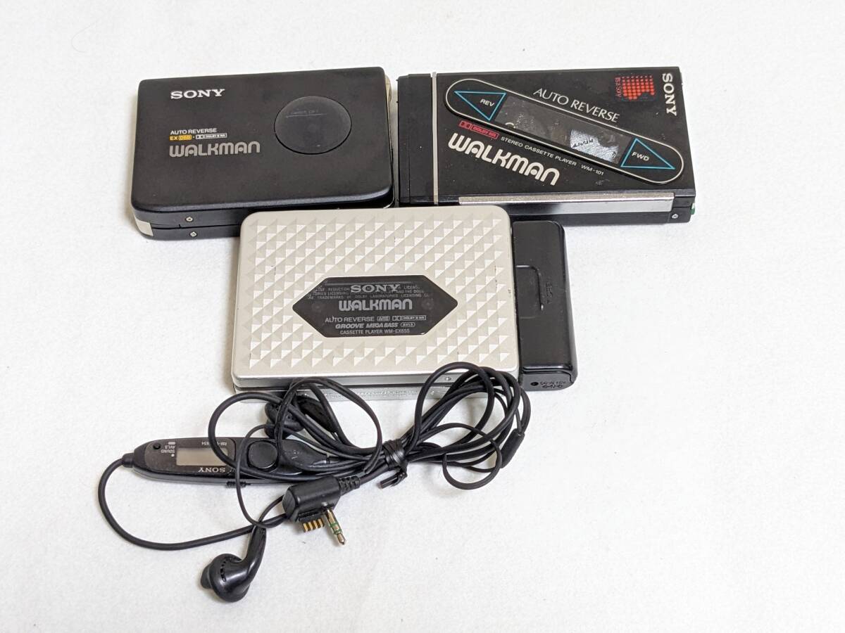 SONY WALKMAN WM-101 WM-EX60 WM-EX655 ソニー ウォークマン ジャンク 部品取り まとめ