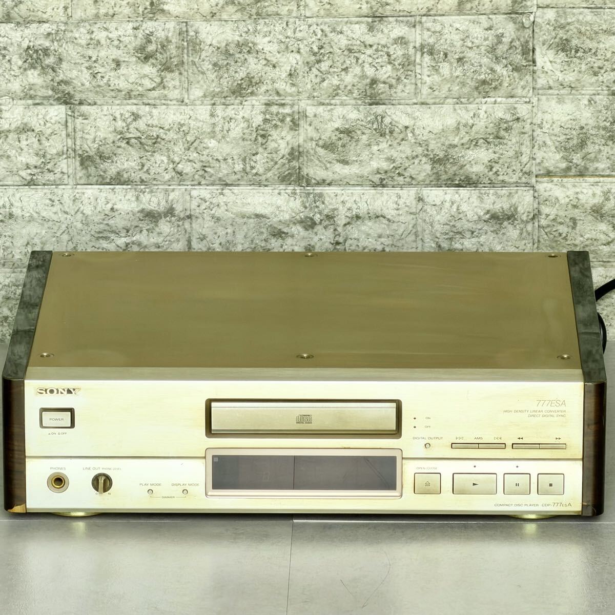 送料無料 SONY「CDP-777ESA」ESシリーズCDプレーヤー最上位機種