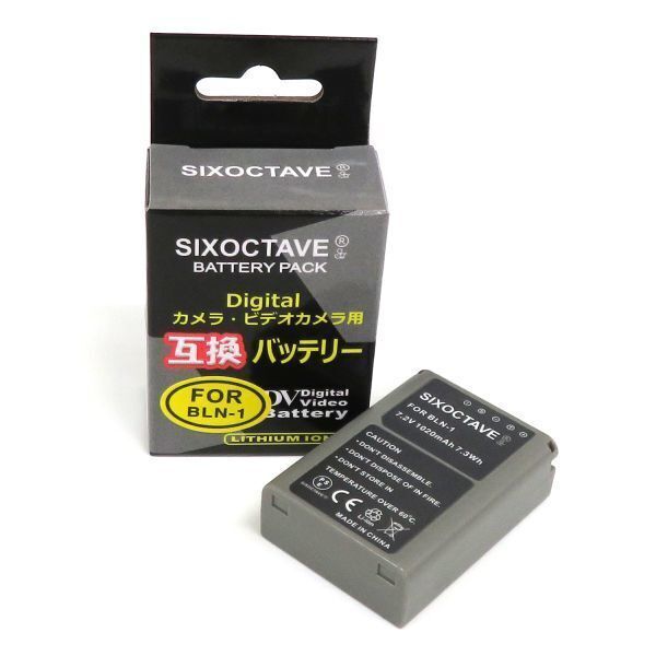 BLN-1　OLYMPUS　互換バッテリー　1個　OM-D E-M1　OM-D E-M5　OM-D E-M5 Mark II　PEN E-P5　PEN-F