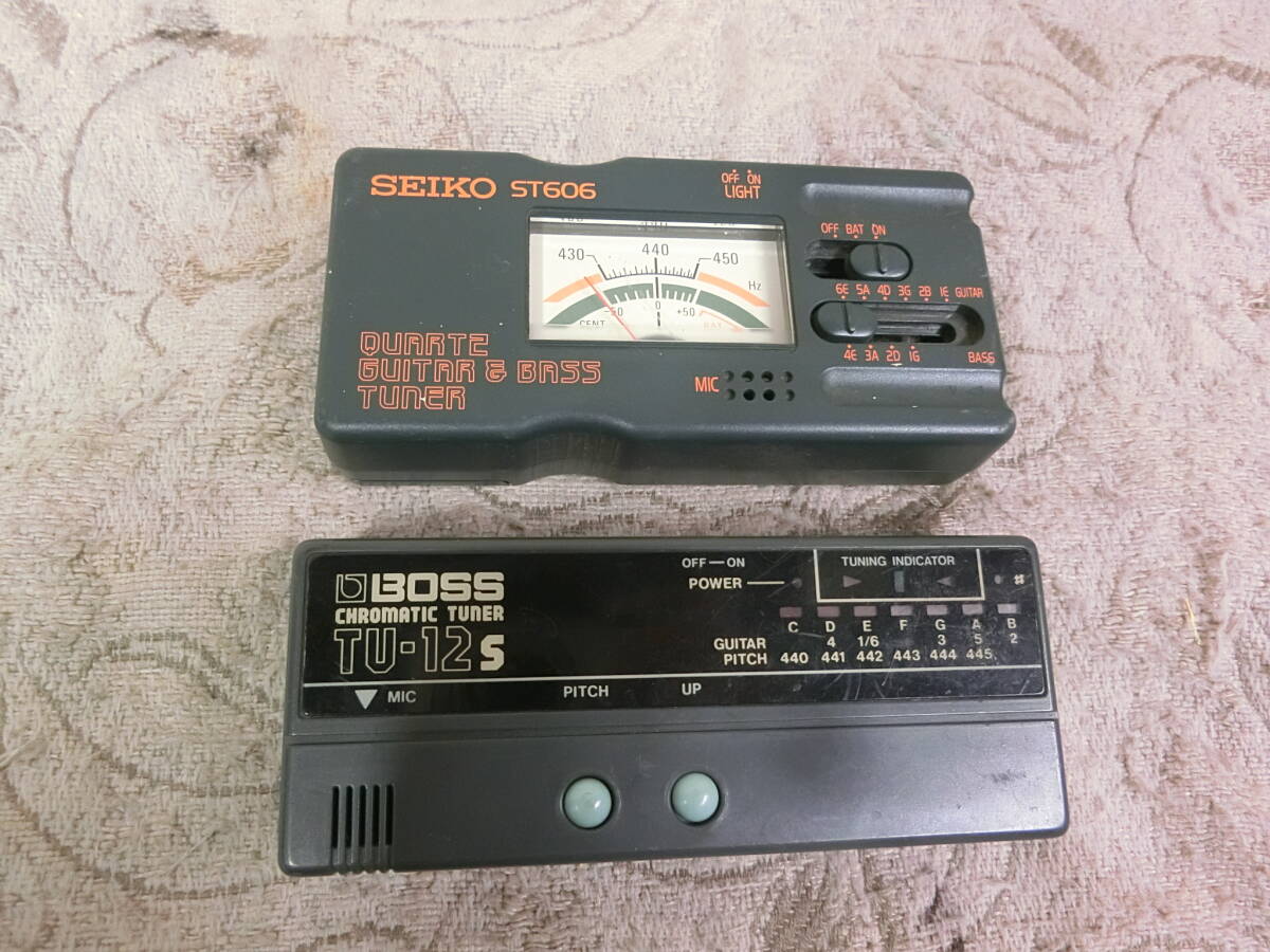 ★セイコー　デジタルチューナー　ST606　BOSS TU-12S　★ジャンク品