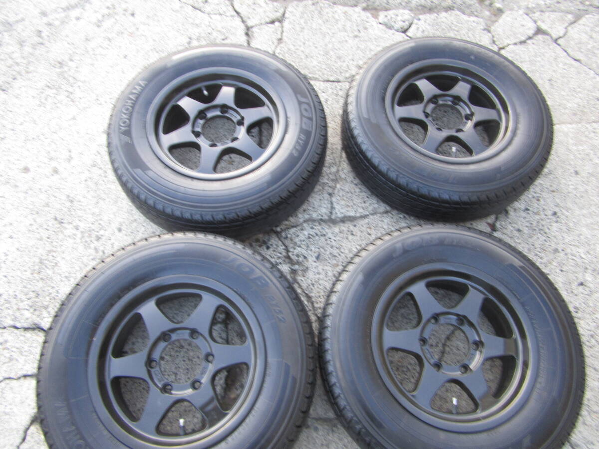 195/80R15 107/105L LT　YOKOHAMA 15×6.0J ET22 6穴 PCD139.7 ハイエース　グランドハイエース　グランビア