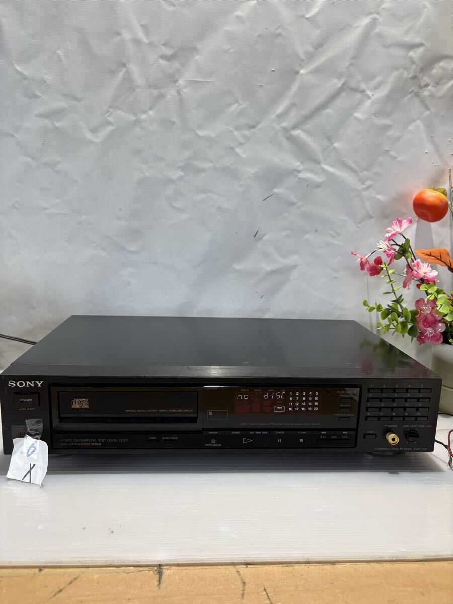 6/x SONY / CDP-770 オーディオ機器 CDデッキ 