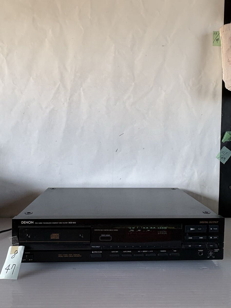 8/47 DENON デンオン デノン CDプレーヤー DCD-810