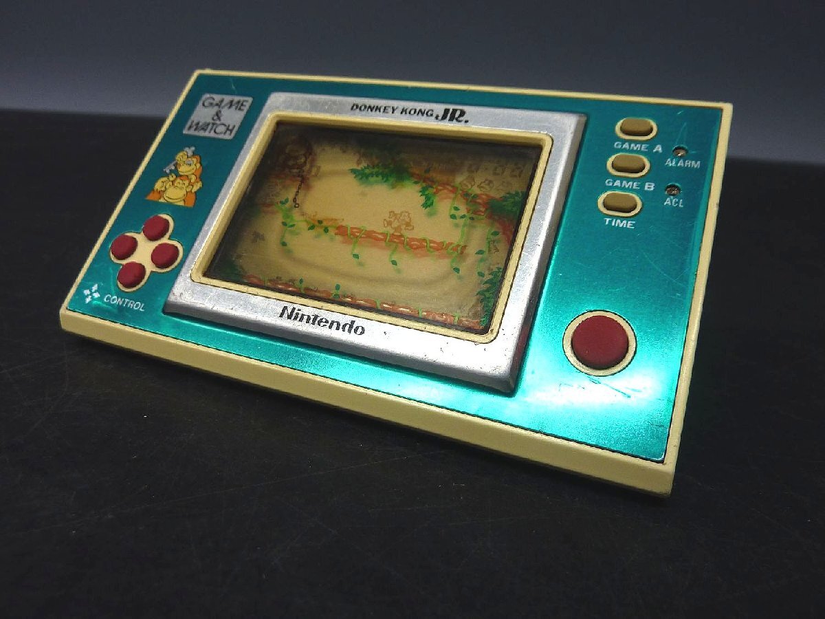 [ZEROnet] 昭和レトロ　任天堂　ゲームウォッチ　ドンキーコングジュニア　DONKEY KONG JR.　通電OK　ジャンク　ΣK804-11