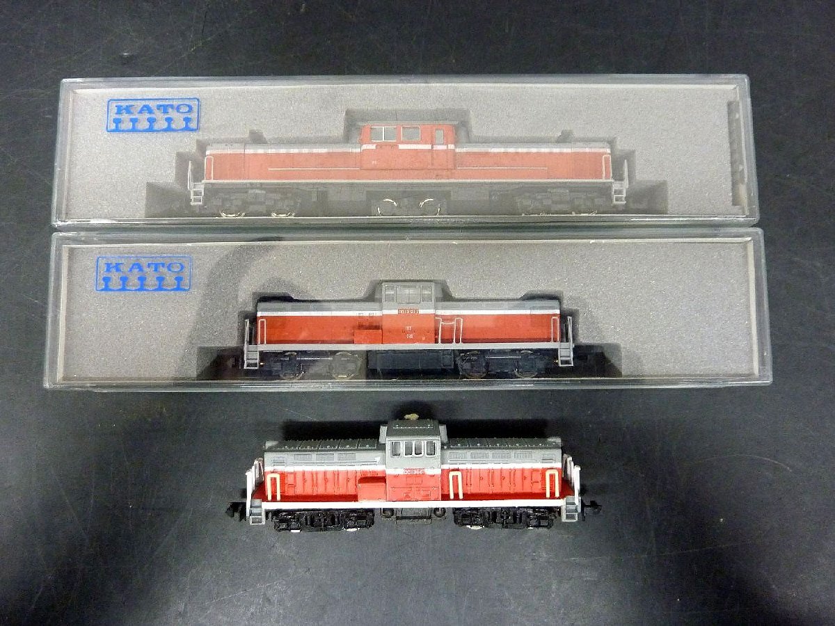 [ZEROnet] 鉄道模型　Nゲージ　ディーゼル機関車　3両セット　走行確認済　DD13　DD51　ジャンク扱い　ΣK804-39