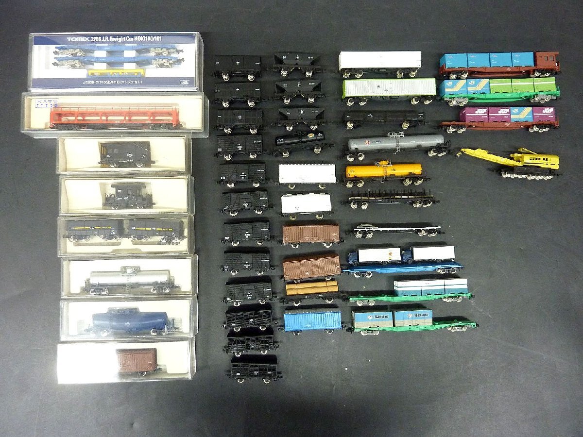 [ZEROnet] 鉄道模型　Nゲージ　各社　貨物車両　貨物列車　コンテナ　大量セット　ジャンク扱い　ΣK804-41
