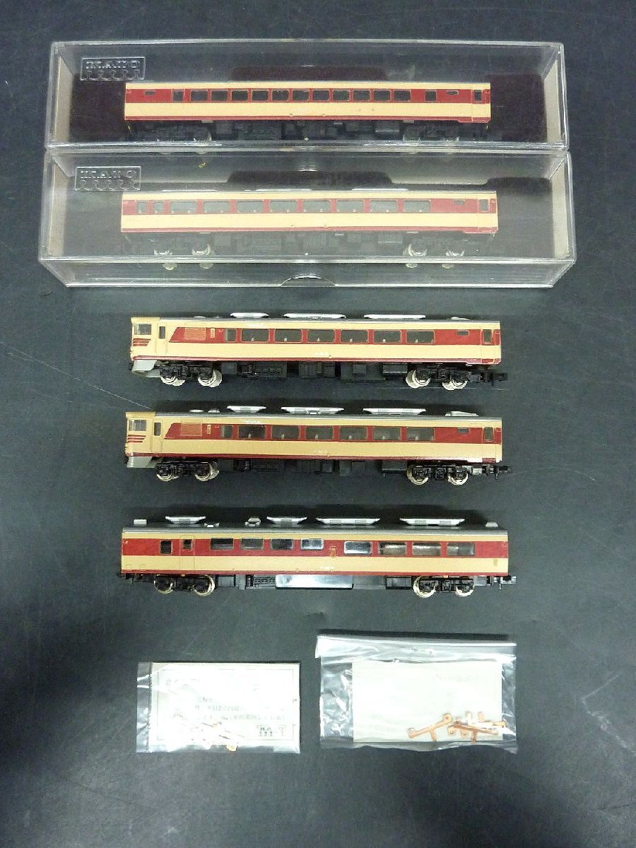 [ZEROnet] 鉄道模型　Nゲージ　関水金属　KATO　国鉄車両　キハ82系　5両セット　動力車　動作OK　ジャンク扱い　ΣK804-38