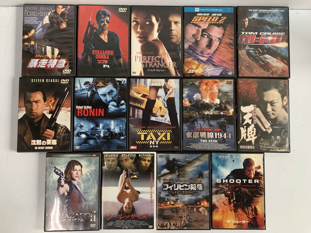 ⑲y441◆DVD◆洋画 14本セット アクション 映画 ミッションインポッシブル スピード2 TAXI バイオハザード 他 まとめて/セット 