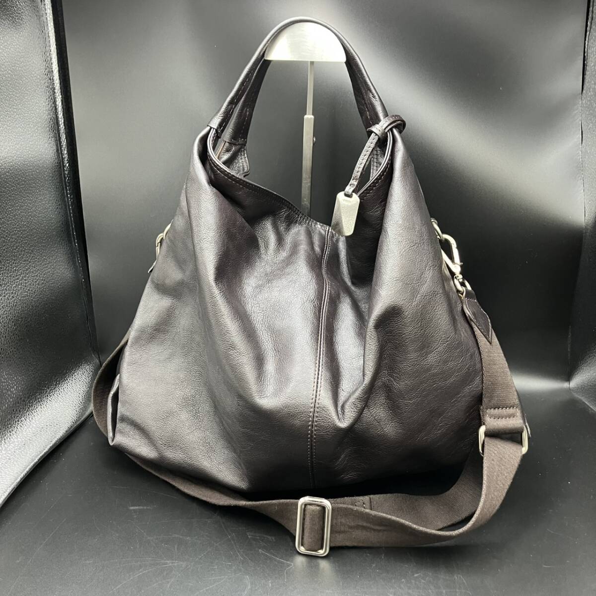 状態良好美品！ FURLA フルラ 大容量 本革 レザー 2way ショルダーバッグ