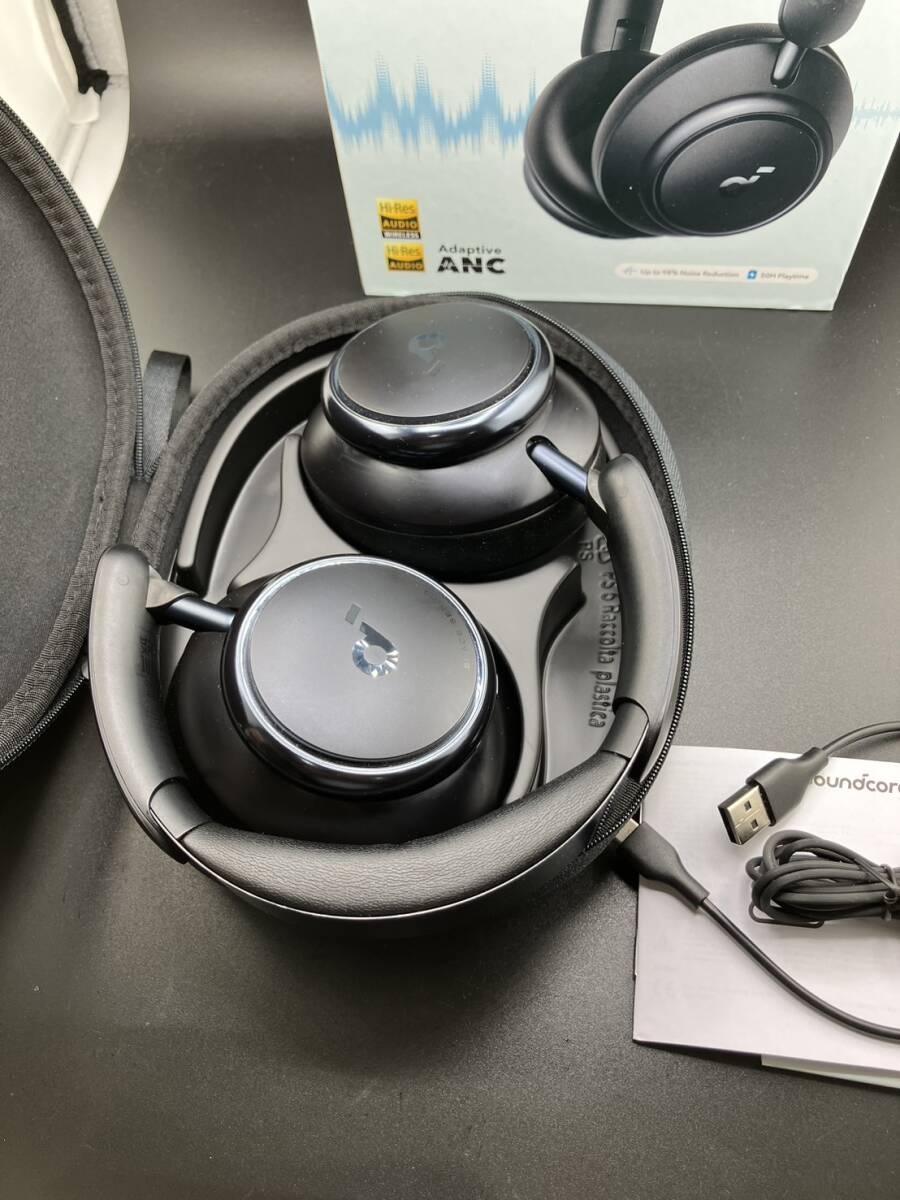 ★美品！ Anker Soundcore Space Q45（Bluetooth 5.3 ワイヤレス ヘッドホン） 動作確認済み