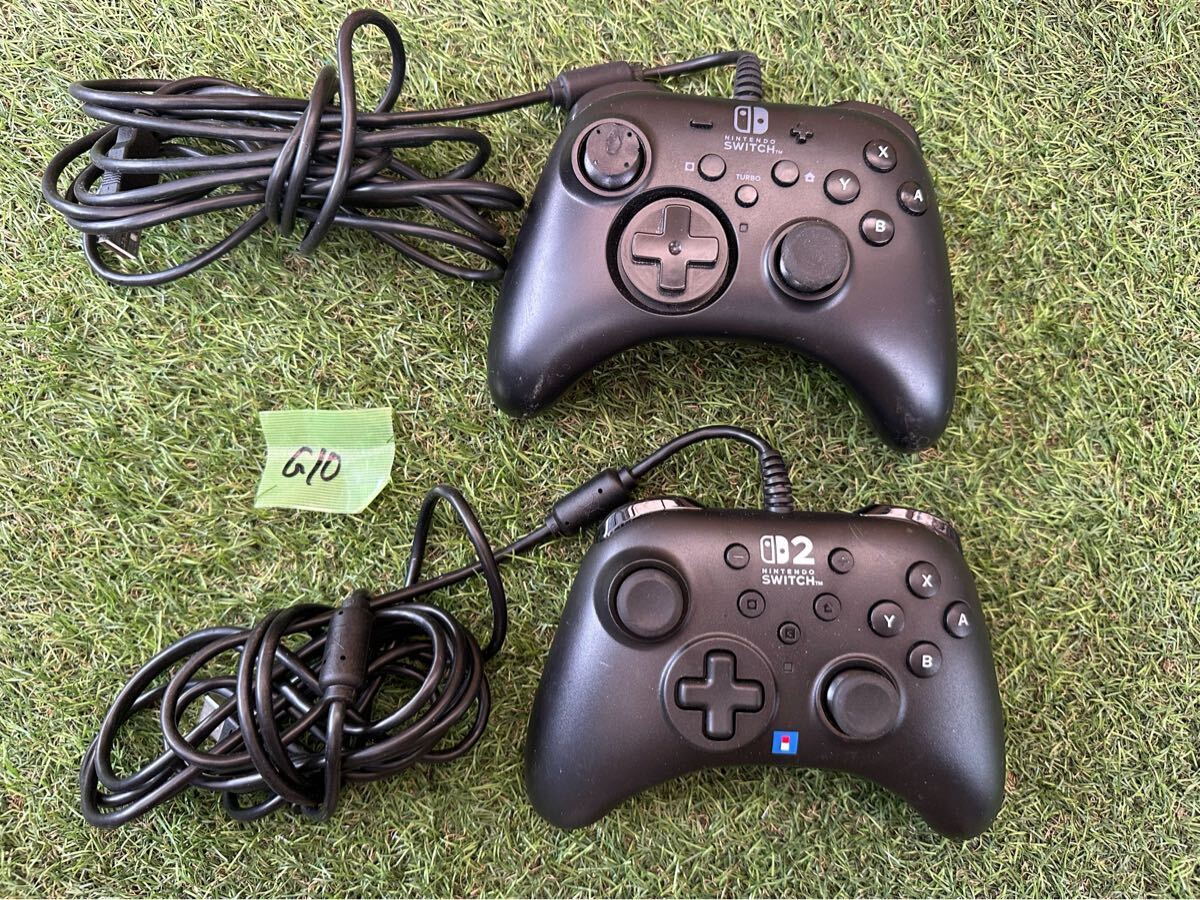 G10 Nintendo Switch コントローラー　２点　現状品