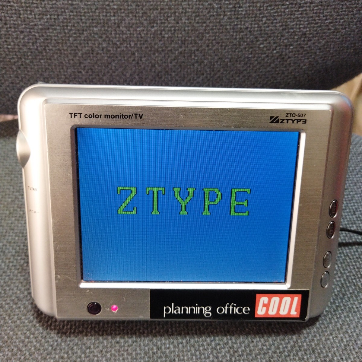 ZTYPE ZTO-507 TFTカラーモニター/TV 未チェック　ジャンク出品