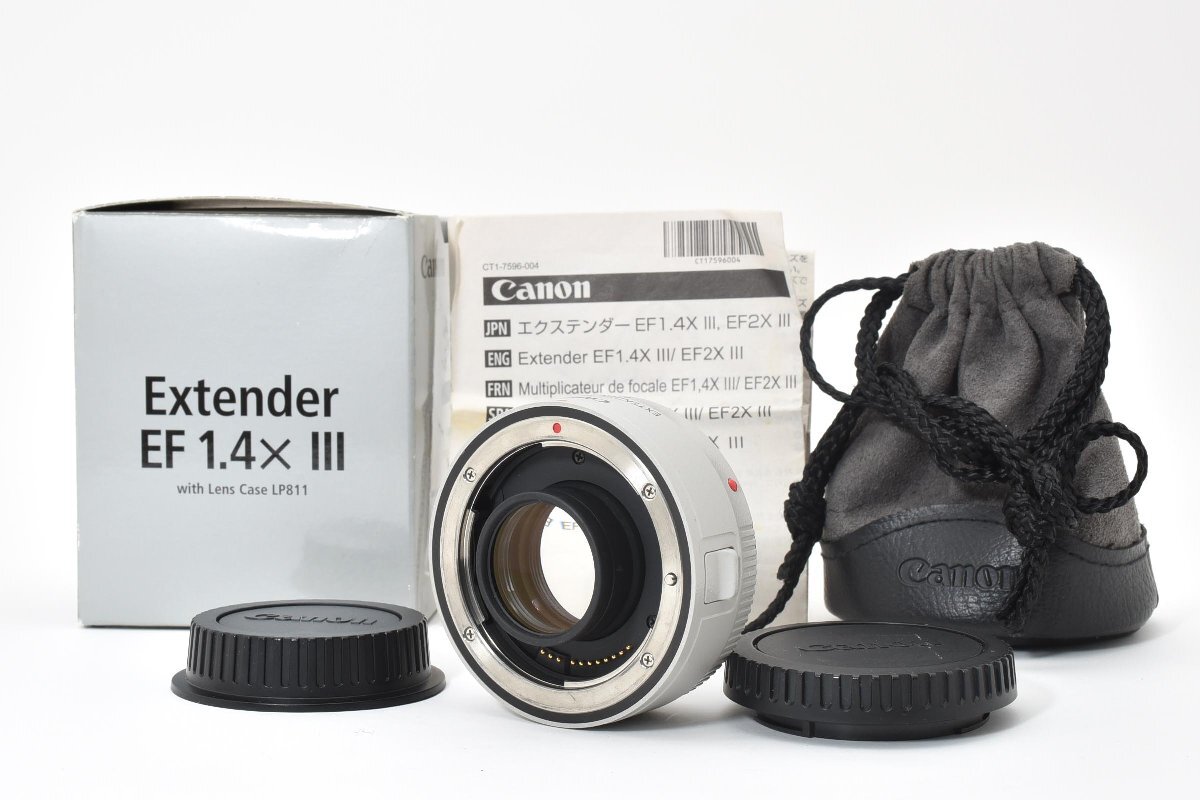 【美品】Canonキャノン　キヤノン　EXTENDER EF1.4X III 箱付き