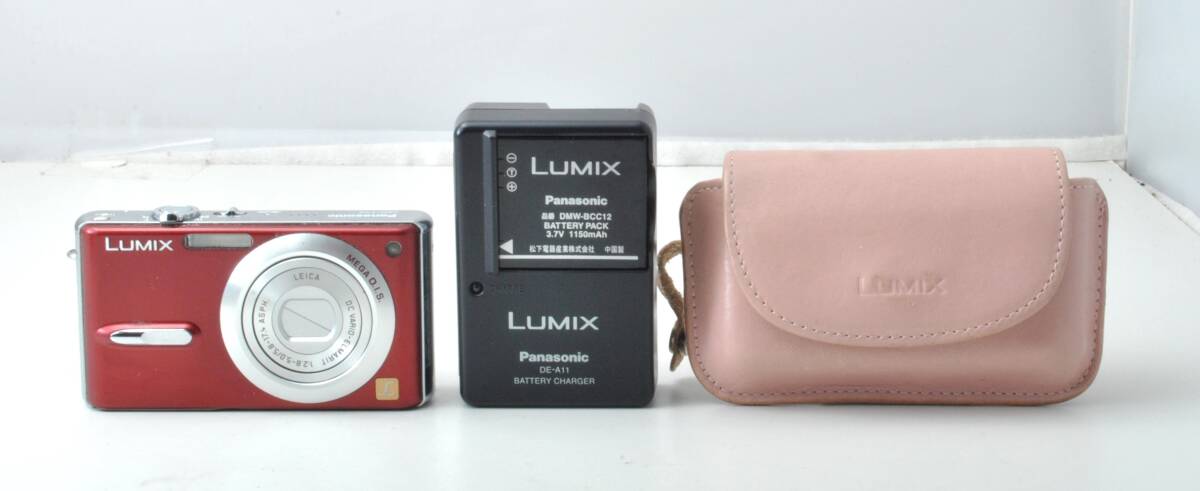 【不動品】パナソニック　Panasonic LUMIX DMC-FX9 　コンパクトデジタルカメラ　ジャンク扱い　＃B0403②