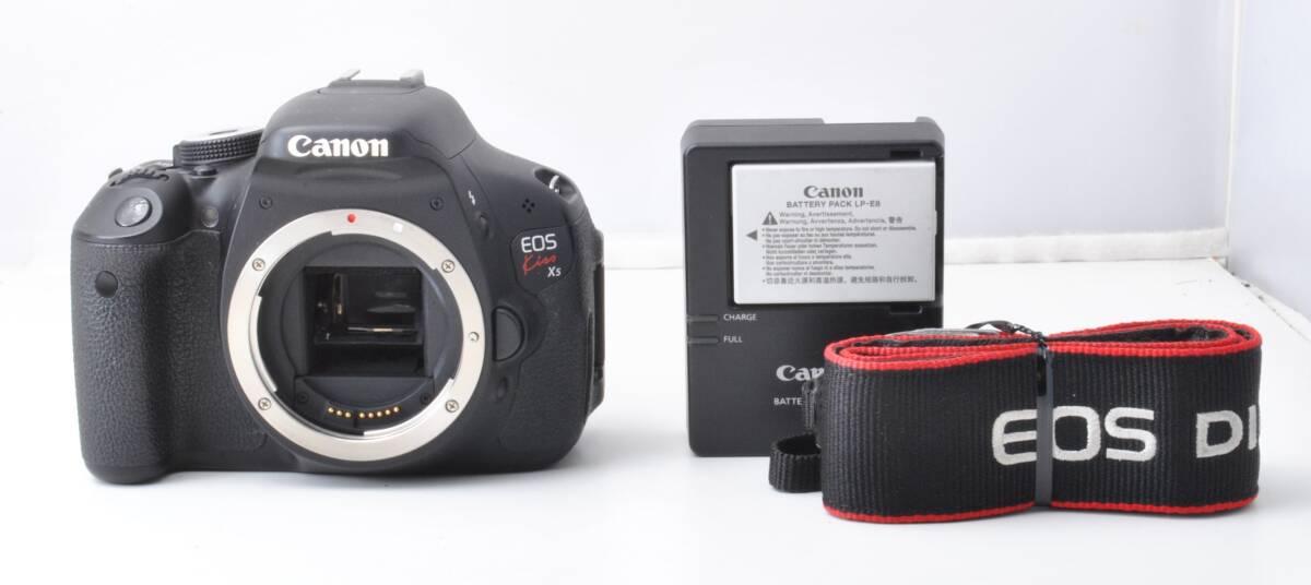 【訳アリ動作品】キャノン　Canon EOS Kiss X5 ボディ デジタル　一眼レフカメラ　ジャンク扱い　＃B0403①
