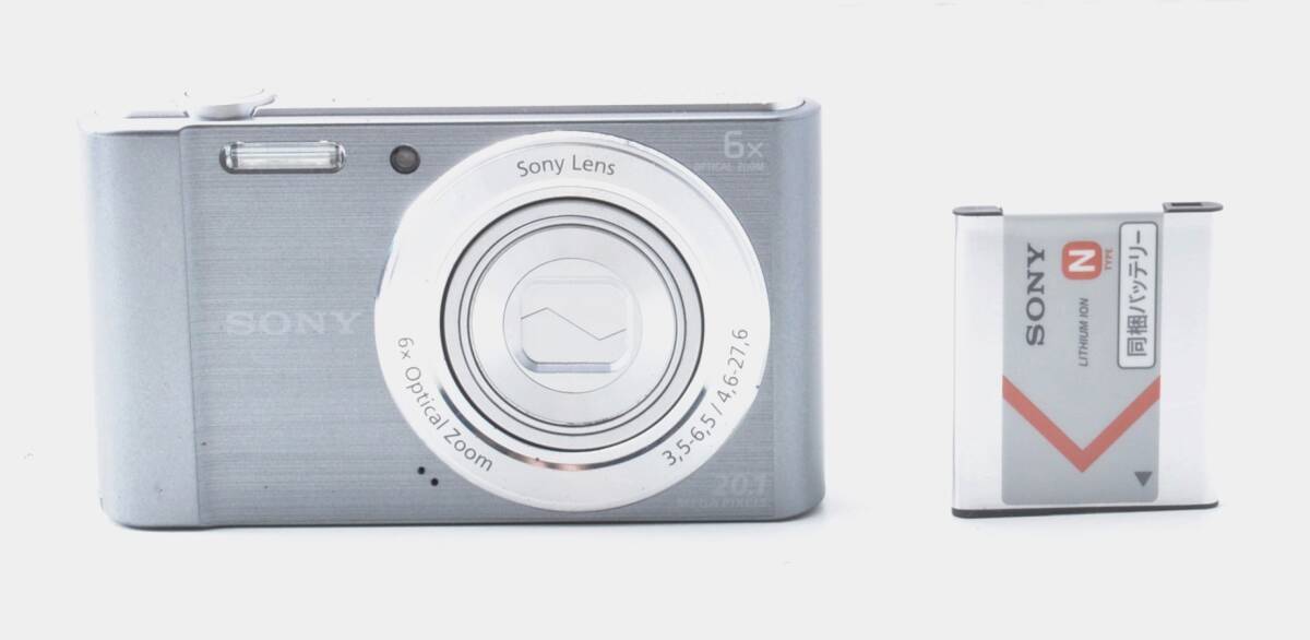 【不動品】SONY Cyber-shot DSC-W810　コンパクトデジタルカメラ　シルバー　ジャンク扱い　＃B0402⑤