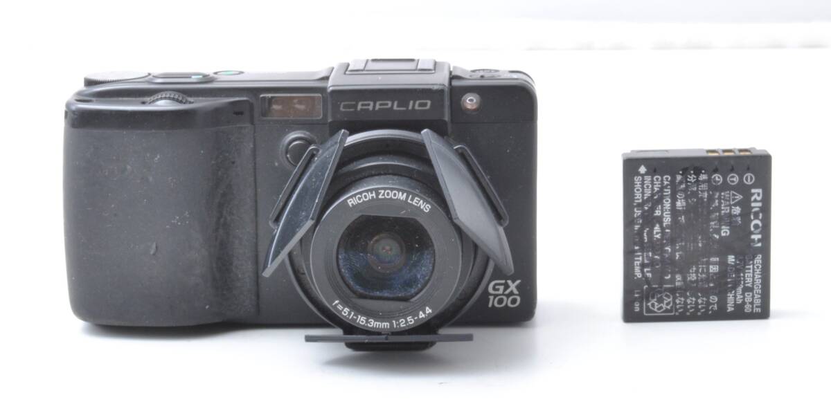 【通電アリ】リコー　RICOH　Caplio GX100　コンパクトデジタルカメラ　ブラック　ジャンク扱い　＃B0403⑦