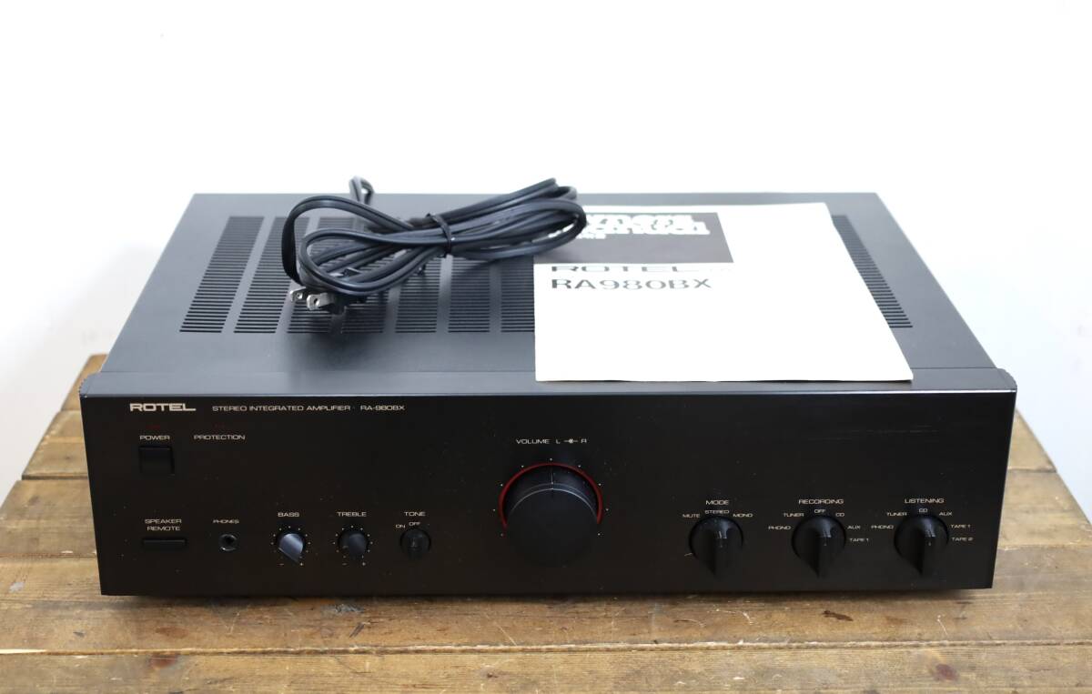 ★美品 ROTEL RA-980BX プリメインアンプ 説明書付 ジャンク★120