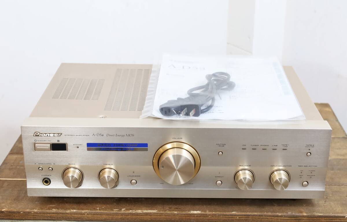 ★美品 Pioneer A-D5a プリメインアンプ パイオニア 説明書付★120