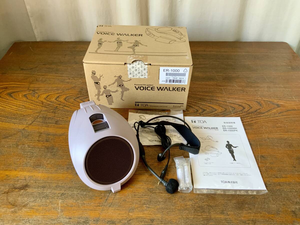 TOA VOICE WALKER ER-1000 箱付き【4-30】